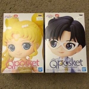 Qposket Sailor Moon and Prince Endymion Figures